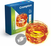 Crompton 100 LEDs 10 m Yellow Steady String Rice Lights(Pack of 1) - Image 3