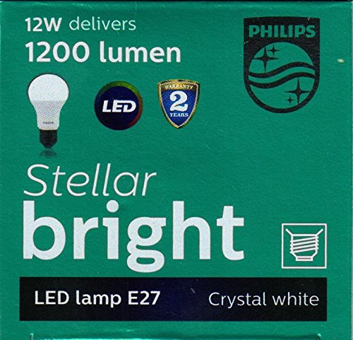 Philips 12-Watts LED Bulb E27 Base (Crystal White, Pack of 2) - Image 7