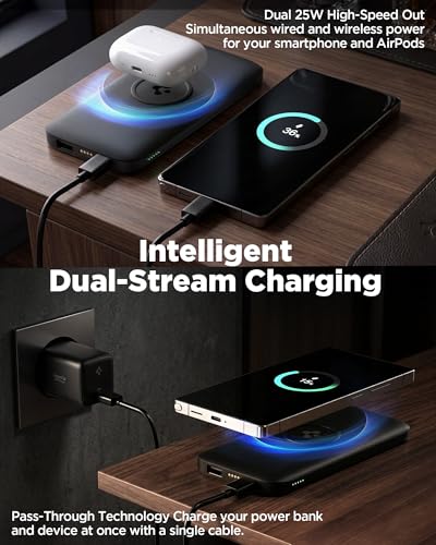 Spigen 2-in-1 10000mAh Wireless Charging