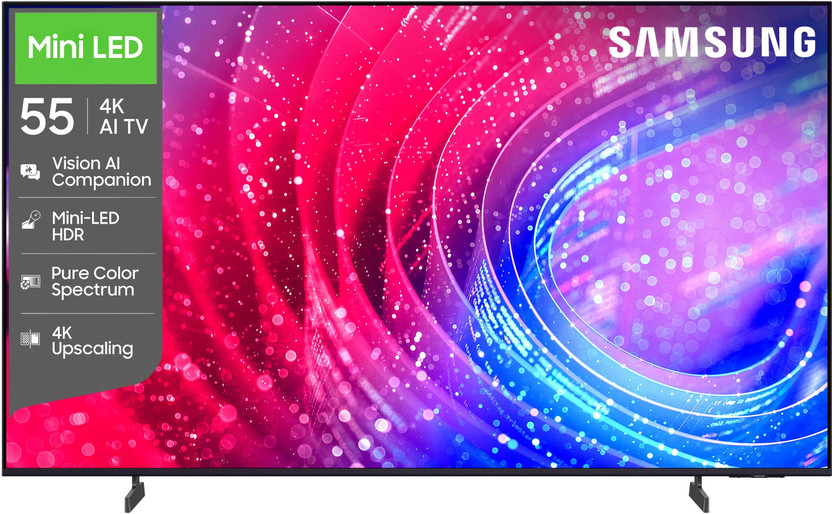 Vision AI 138 cm (55 inch) Ultra HD (4K) Mini LED Smart Tizen TV ...more