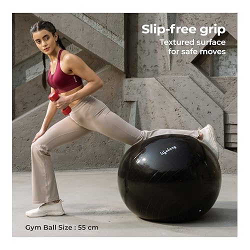 Lifelong LLFAGB55BL Gym Ball