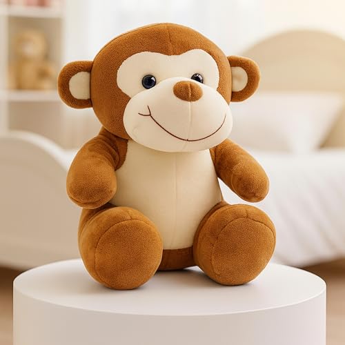 Babique Sitting Monkey Plush Soft