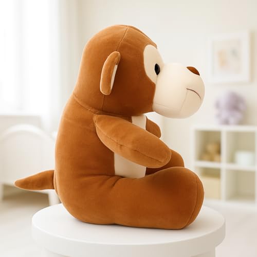 Babique Sitting Monkey Plush Soft