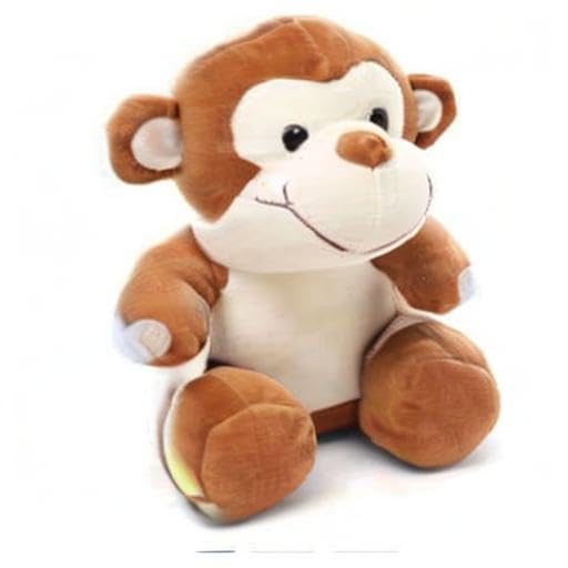 Babique Sitting Monkey Plush Soft