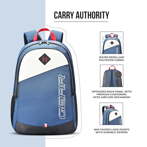 Gear 14 cms Blue Casual Backpack (MDBKPECO50504) - Image 7