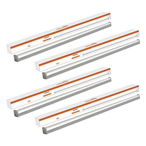 amazon basics - 10W LED Batten, Cool White (Pack of 4)