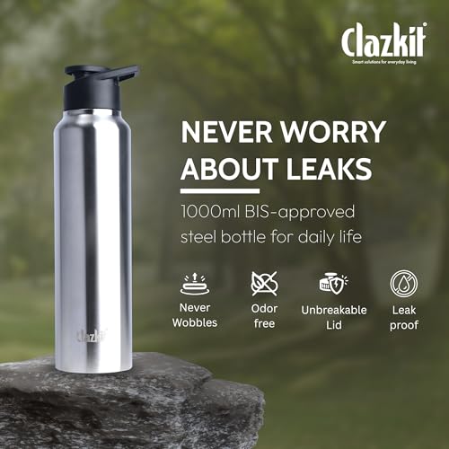 Clazkit Amaze 1000ml Sporty Stainless