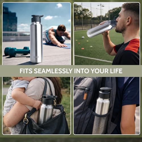 Clazkit Amaze 1000ml Sporty Stainless