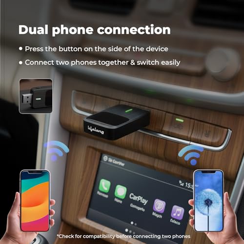 Lifelong 2-in-1 Wireless CarPlay &