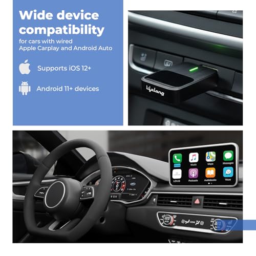 Lifelong 2-in-1 Wireless CarPlay &