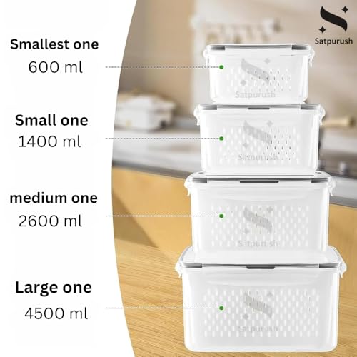 Satpurush Fridge Storage Containers