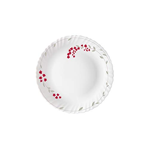 Larah by Borosil Verona Opalware Dinner Set, 33-Pieces, White - Image 3