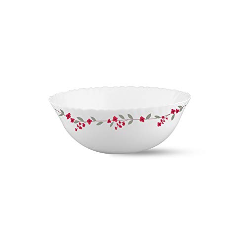 Larah by Borosil Verona Opalware Dinner Set, 33-Pieces, White - Image 5