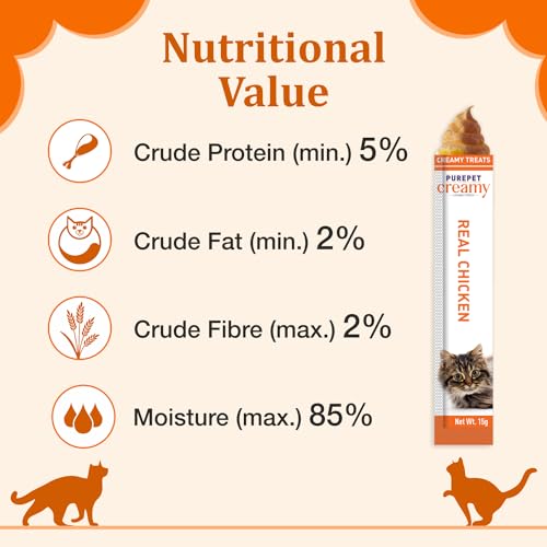 Purepet Creamy Lickable Cat Treats