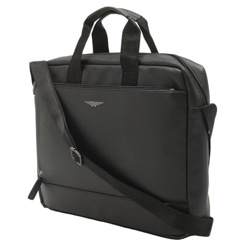 Police Tember 15" Laptop Briefcase - Black - Image 5