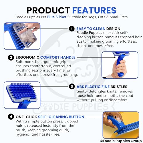 Foodie Puppies Pet Grooming Slicker