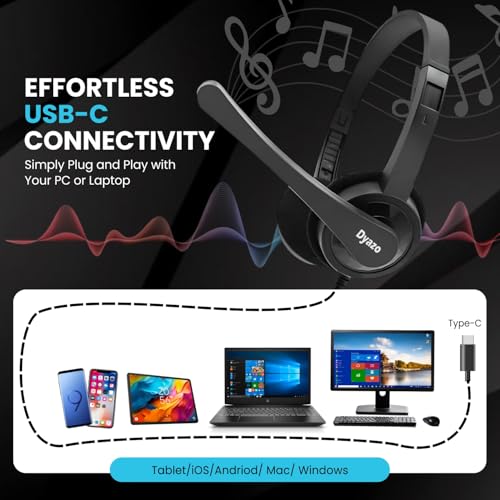 Dyazo Type C Wired Headphones