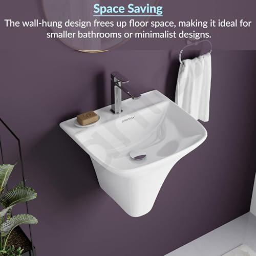 Plantex Wash Basin/Ceramic Wall Hung