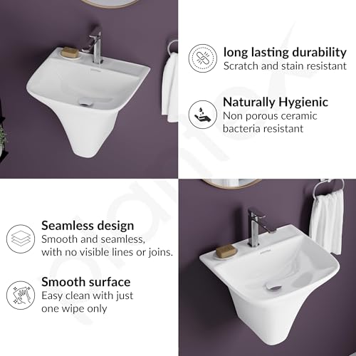 Plantex Wash Basin/Ceramic Wall Hung