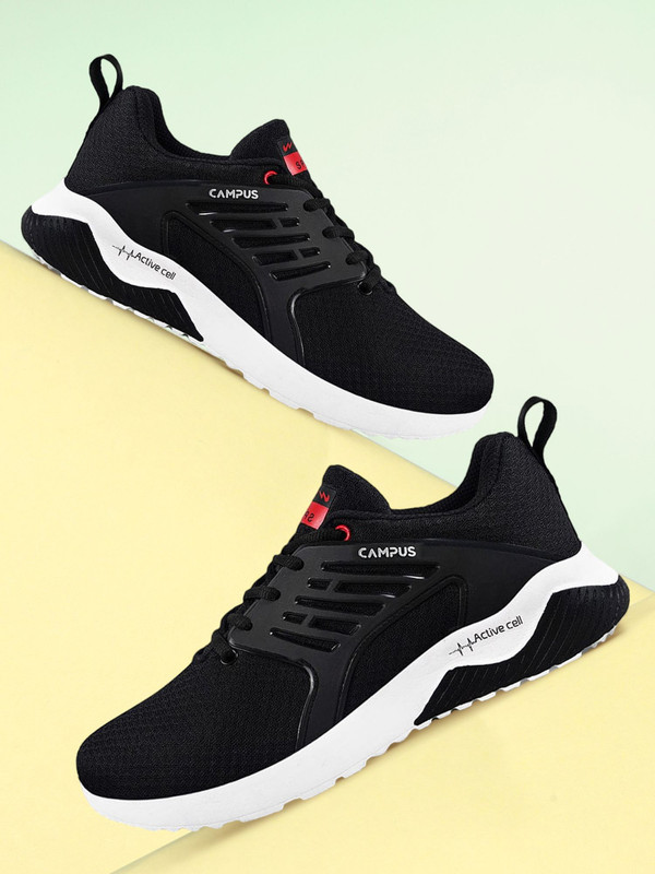 CAMPUS CRYSTA PRO Running Shoes For Men(Black , 8)