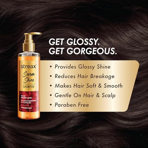 Streax Serum Shine Shampoo, 240ml