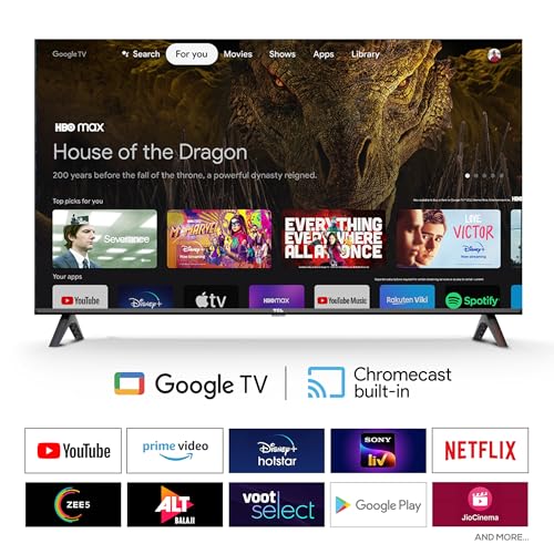 TCL 80 cms (32 inches) V5C Series Full HD Smart QLED Google TV 32V5C - Image 4