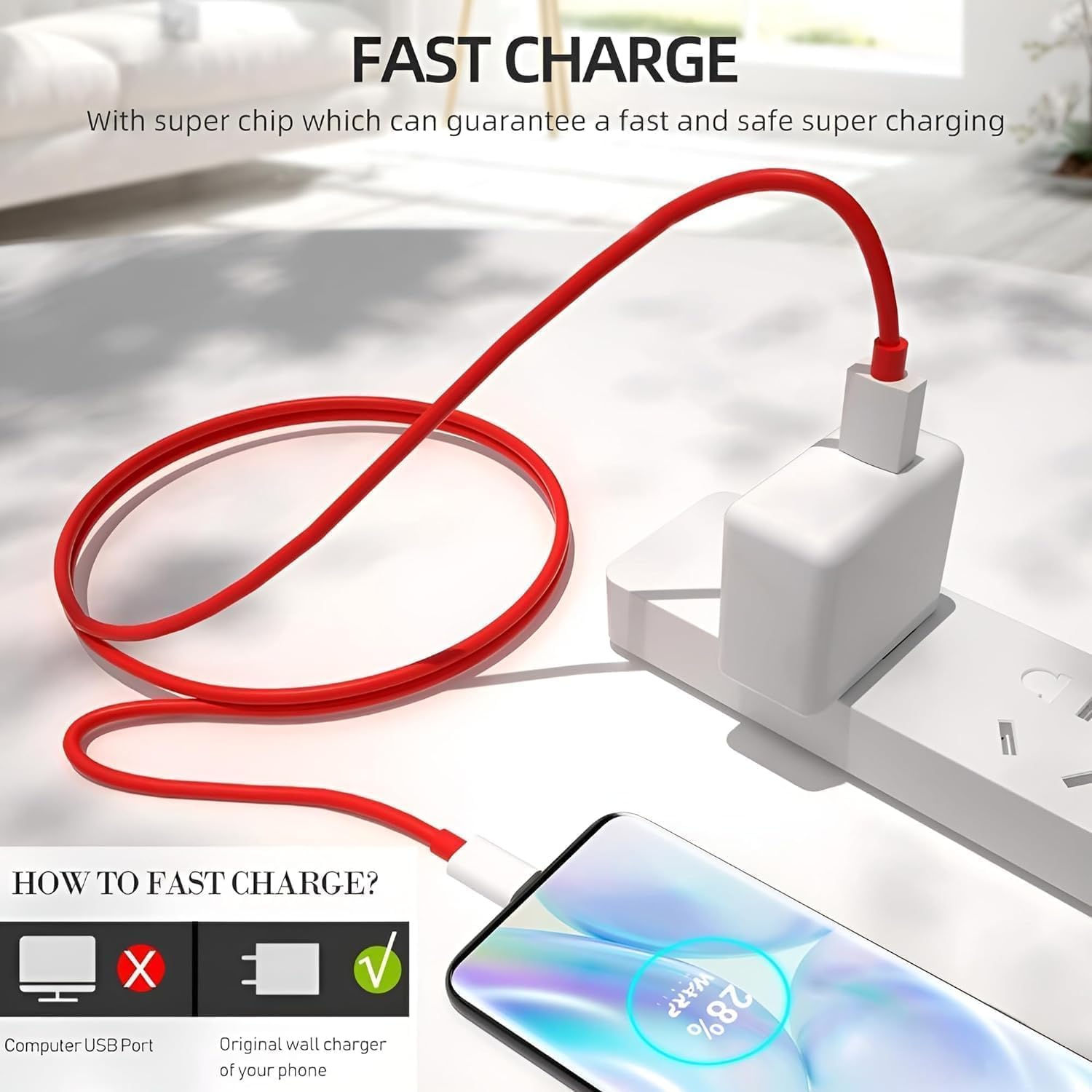 One Plus 80W Fast Charging