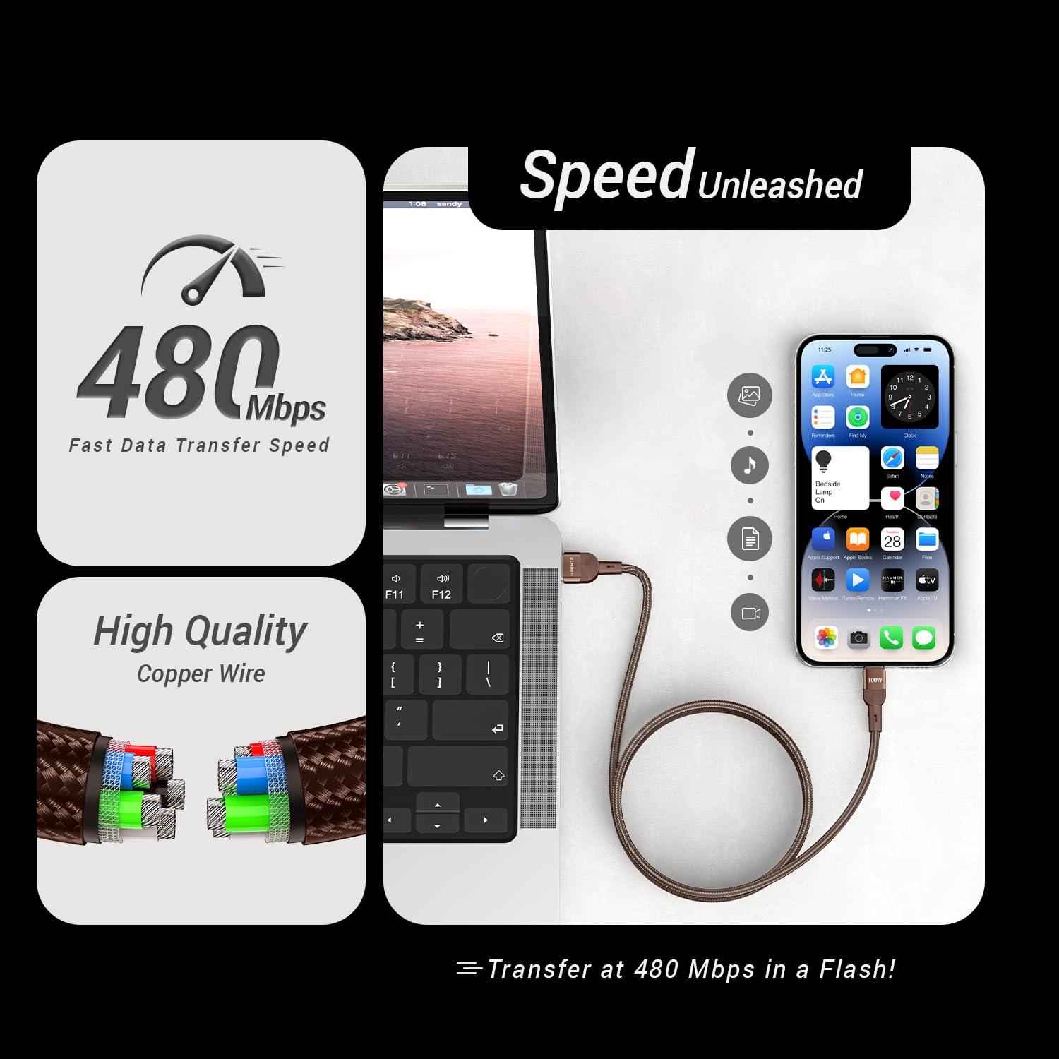 HAMMER 100W 5A USB