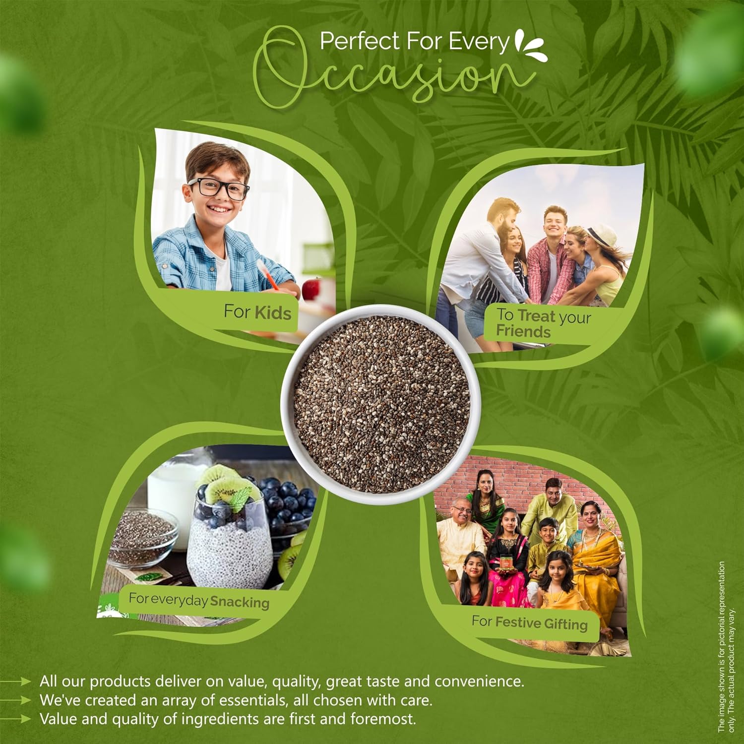 GreenFinity Chia Seeds 750g