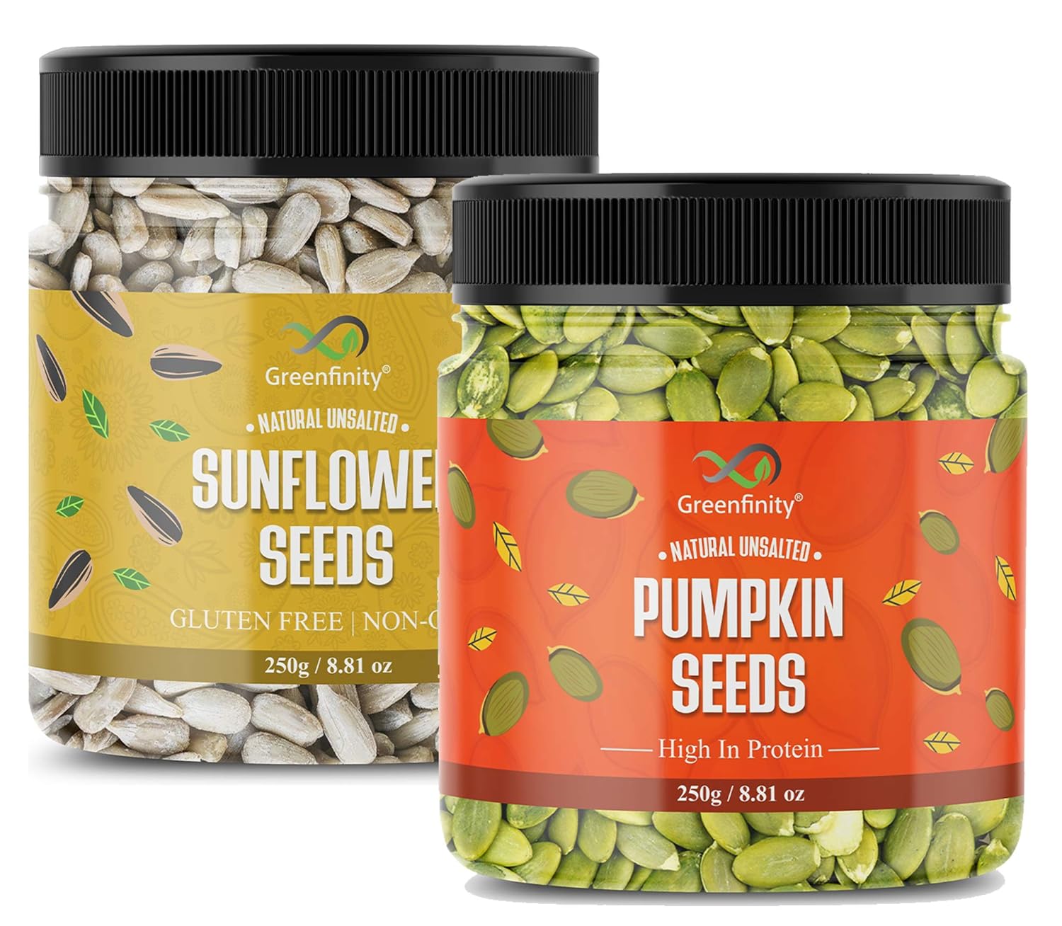 GreenFinity: Premium Chia Seeds 300g+300g